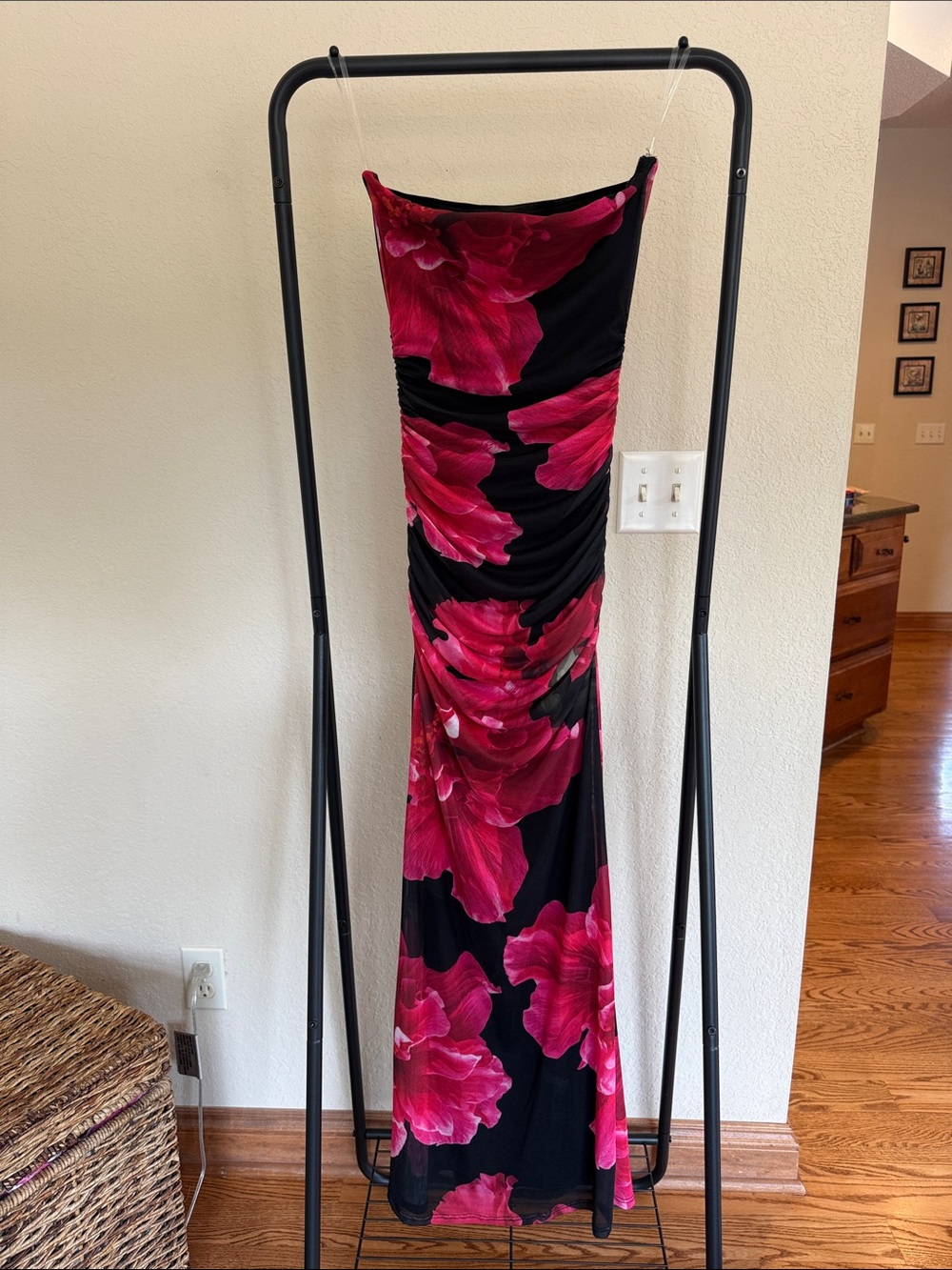 Windsor Perfect Petals Strapless Floral Maxi Dress